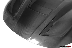 2023-UP Ferrari Purosangue F175 Partial Carbon Fiber Front Bumper And Hood DarwinPRO iMP Design