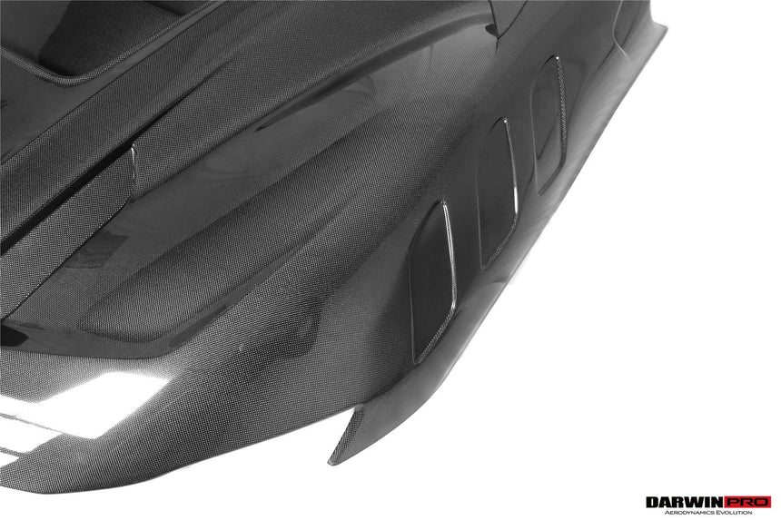 2023-UP Ferrari Purosangue F175 Partial Carbon Fiber Front Bumper And Hood DarwinPRO iMP Design