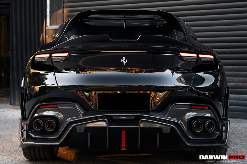 2023-UP Ferrari Purosangue F175 Carbon Fiber Roof Spoiler DarwinPRO iMP Design Ver.2