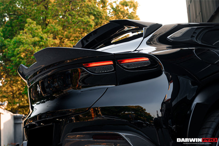 2023-UP Ferrari Purosangue F175 Carbon Fiber Trunk Spoiler DarwinPRO iMP Design Ver.2