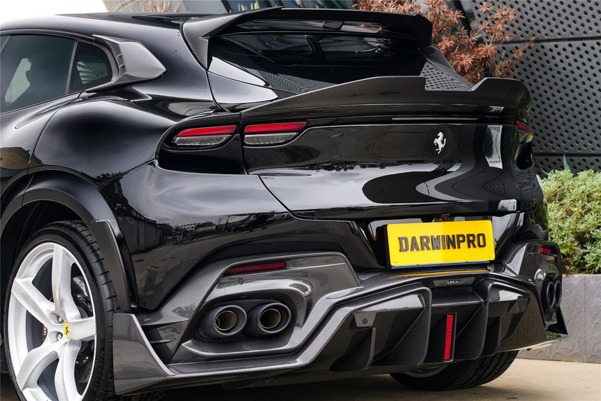 2023-UP Ferrari Purosangue F175 Carbon Fiber Trunk Spoiler DarwinPRO iMP Design Ver.2