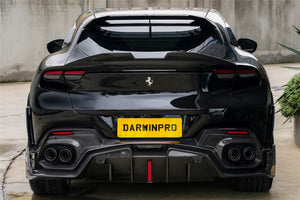 2023-UP Ferrari Purosangue F175 Carbon Fiber Rear Diffuser DarwinPRO iMP Design
