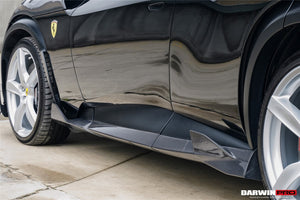 2023-UP Ferrari Purosangue F175  Carbon Fiber Side Skirts DarwinPRO iMP Design Ver.2
