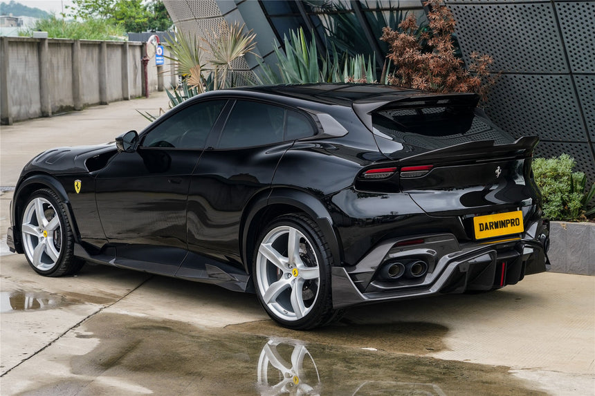 2023-UP Ferrari Purosangue F175 Carbon Fiber Roof Spoiler DarwinPRO iMP Design Ver.2
