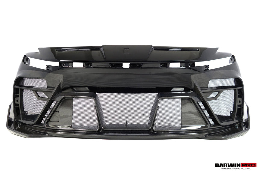 2023-UP Ferrari Purosangue F175 Partial Carbon Fiber Front Bumper And Hood DarwinPRO iMP Design