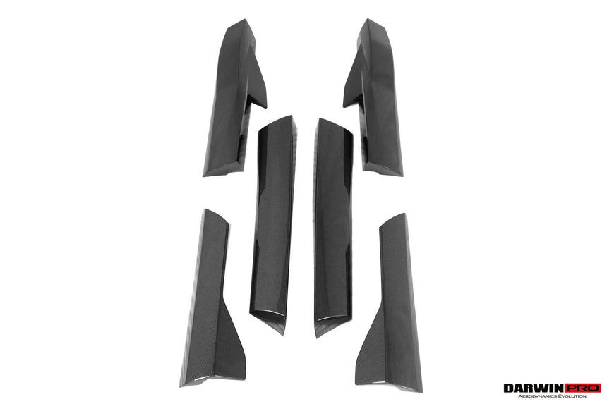 2023-UP Ferrari Purosangue F175  Carbon Fiber Side Skirts DarwinPRO iMP Design Ver.2