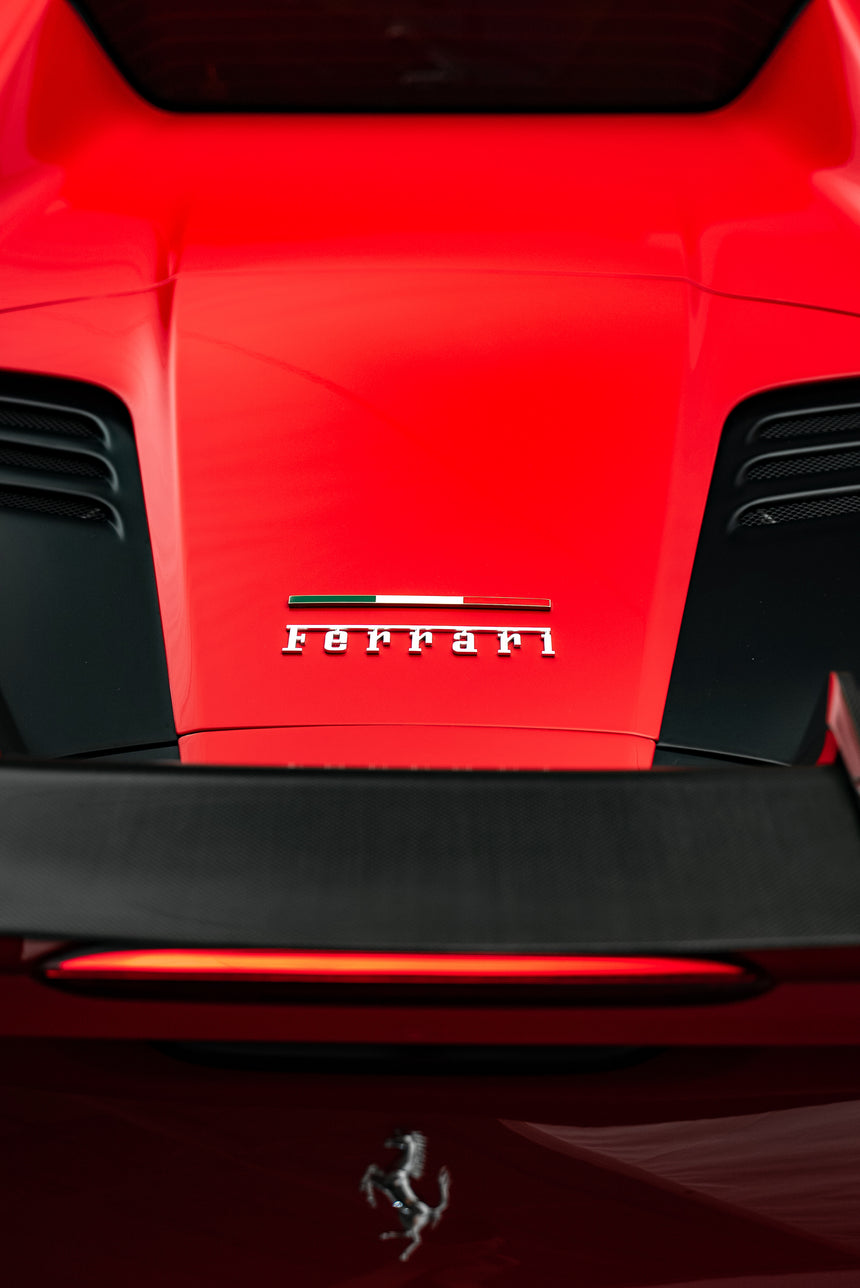 Dry Carbon Fiber Ferrari F8 Tributo Rear Wing - Zacoe