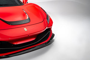 Dry Carbon Fiber Ferrari F8 Tributo Front Lip 2