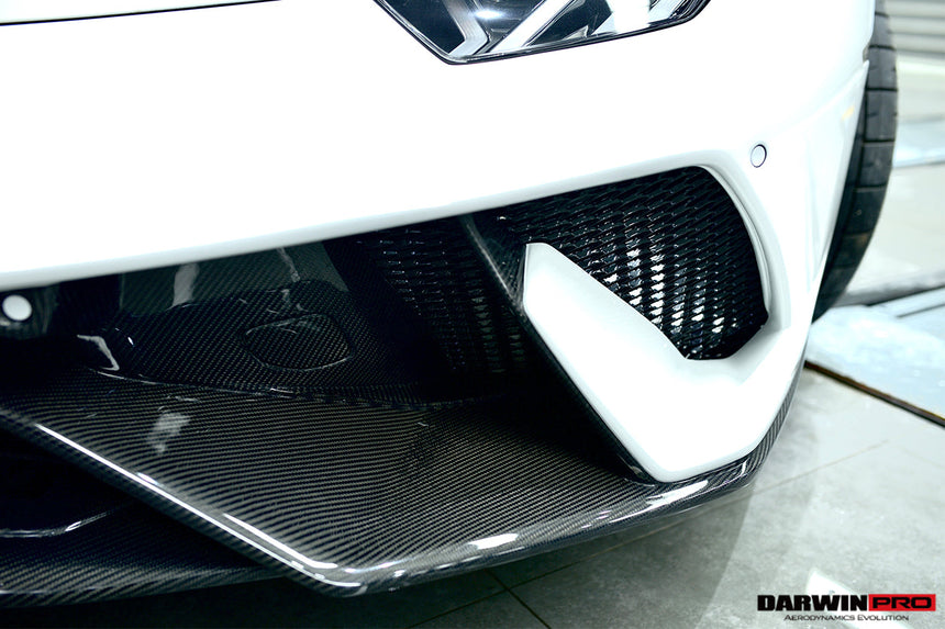 2015-2020 Lamborghini Huracan LP610/LP580/EVO Performante Style Partial Carbon Front Bumper