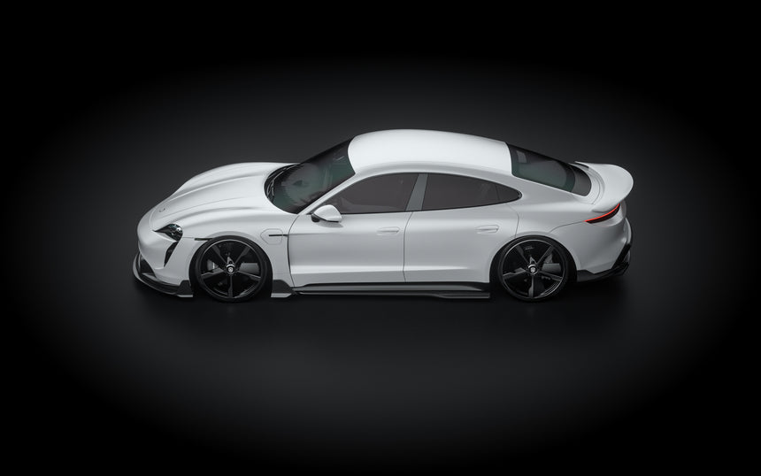 Porsche Taycan Dry Carbon Fiber Full Kit - Zacoe