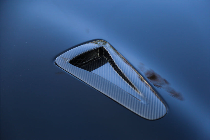2008-2022 Nissan GTR R35 CBA & DBA & EBA Carbon Fiber Hood Scoop (2 PCS)