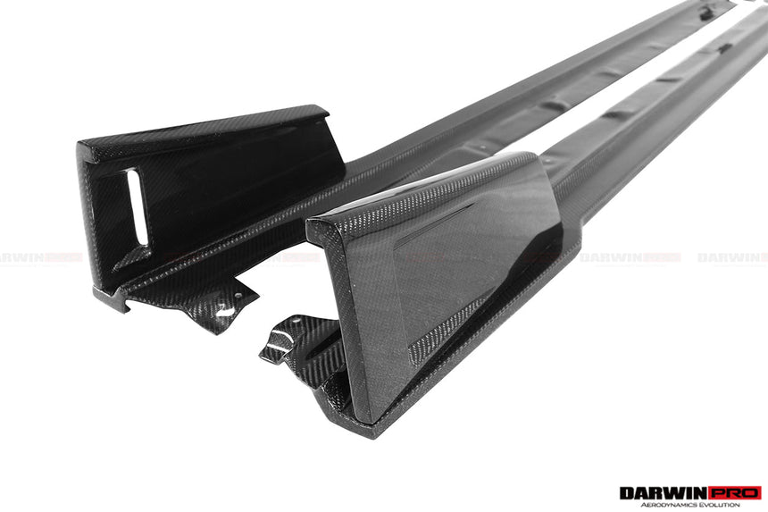 2019-2023 BMW 3 Series G20 BKSS Style Carbon Fiber Side Skirts Under Board