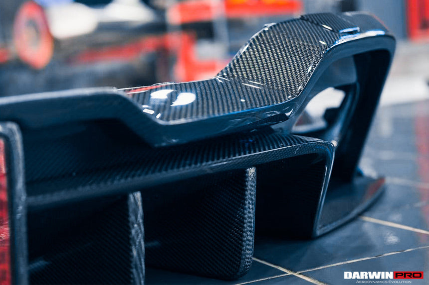 2019-2023 BMW 3 Series G20/G28 BKSS Style Carbon Fiber Rear Diffuser (With 4 Exhaust tips)