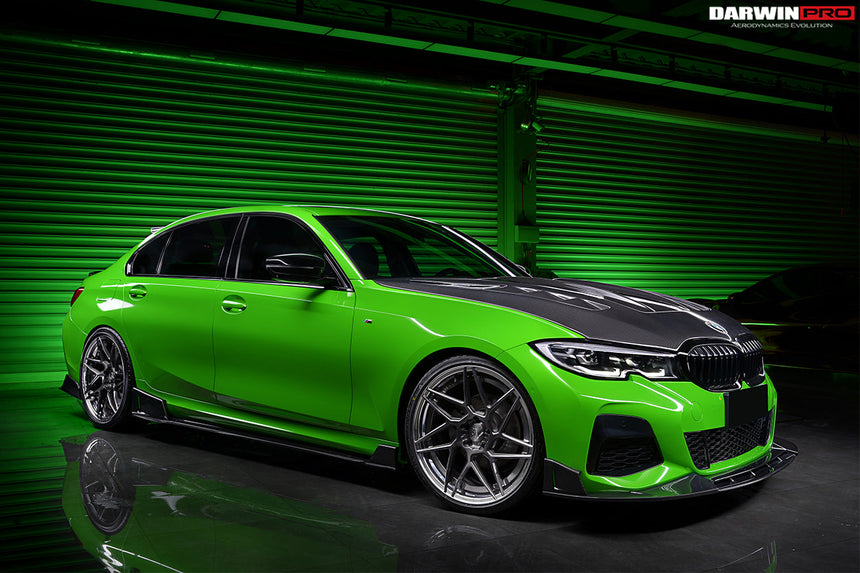 2019-2023 BMW 3 Series G20 BKSS Style Carbon Fiber Side Skirts Under Board