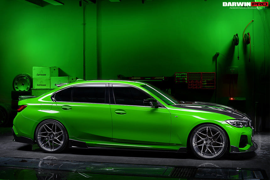 2019-2023 BMW 3 Series G20 BKSS Style Carbon Fiber Side Skirts Under Board