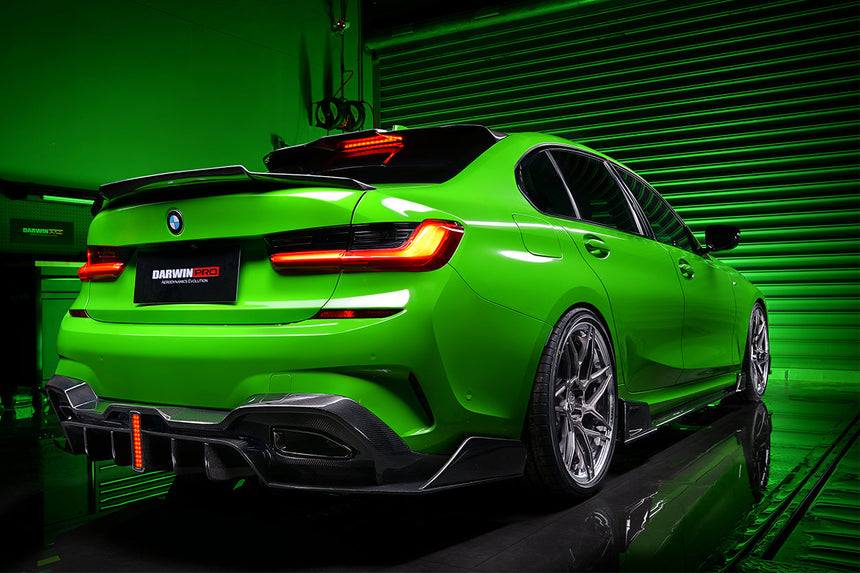 2019-2023 BMW 3 Series G20 BKSS Style Carbon Fiber Side Skirts Under Board