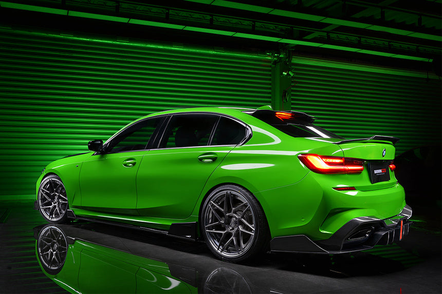 2019-2023 BMW 3 Series G20/G28 BKSS Style Carbon Fiber Rear Diffuser