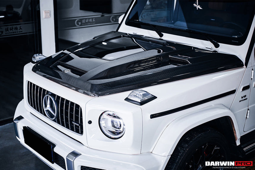 2019-2023 Mercedes Benz W464 G-Class G Wagon G500/G550/G63AMG IMP Performance Partial Carbon Fiber Hood