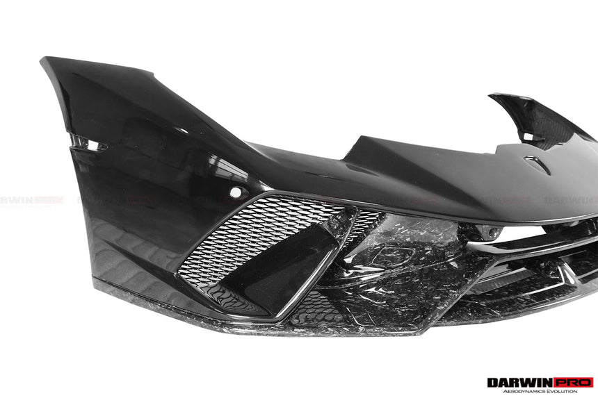 2015-2020 Lamborghini Huracan LP610/LP580/EVO Performante Style Partial Carbon Front Bumper