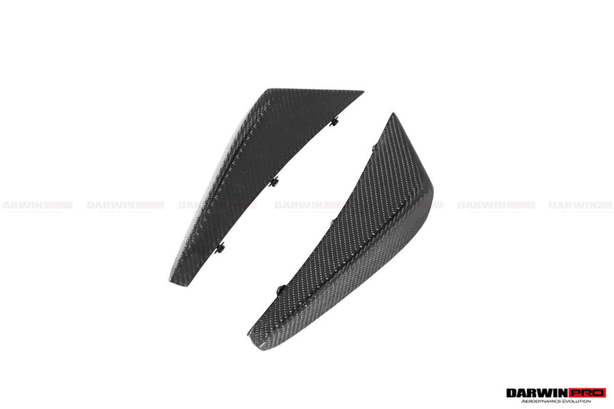 2019-2022 Lamborghini Huracan EVO 4WD ONLY BKSS Style Carbon Front Bumper Canards