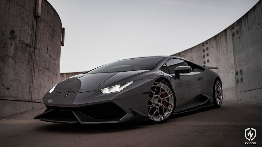 Lamborghini Huracan LP610 Dry Carbon Fiber Front Lip V1 - Zacoe