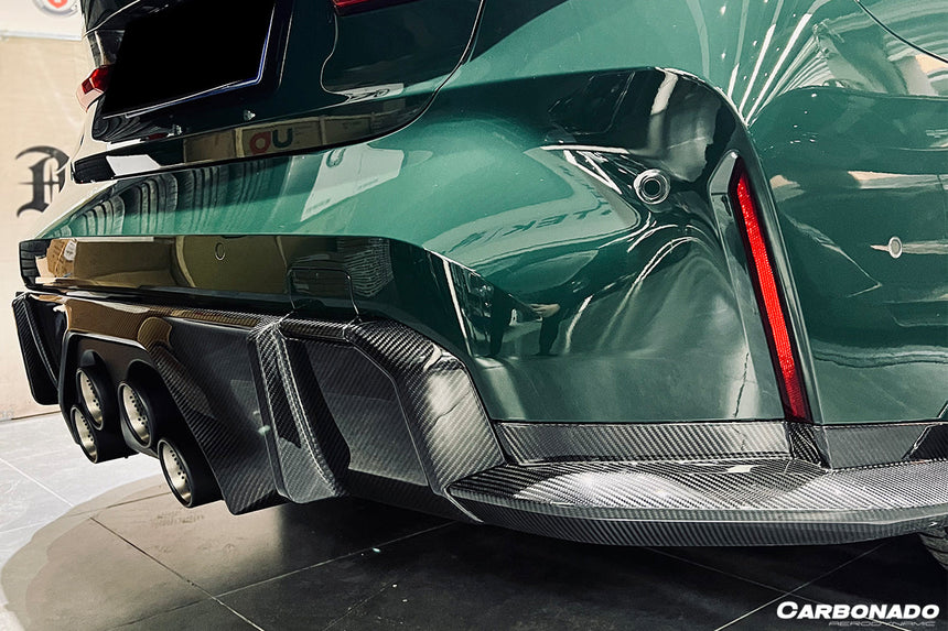2021-UP BMW M4 G82/G83 M3 G80 Carbon Fiber Rear Diffuser Trim Replacement Lip