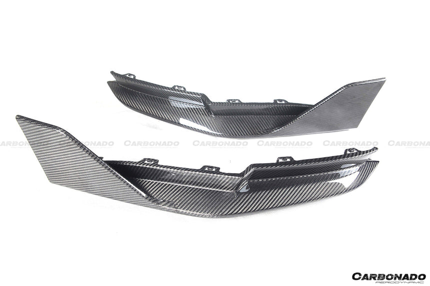2021-UP BMW M4 G82/G83 MP Style Dry Carbon Fiber Middle Rear Lip w/ Caps