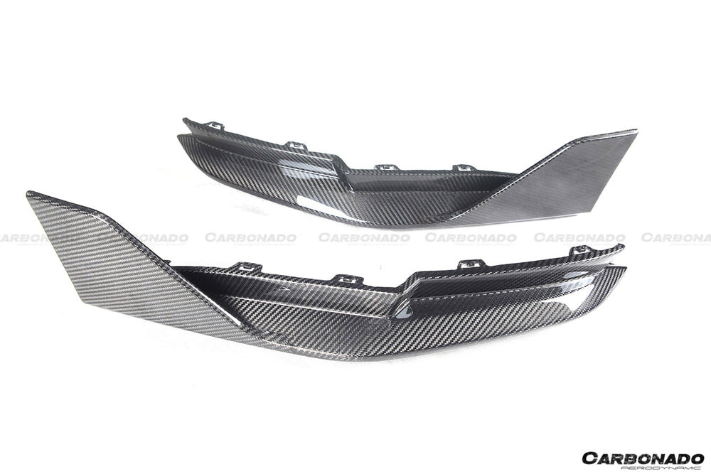 2021-UP BMW M3 G80 MP Style DRY Carbon Fiber Middle Rear Lip with Caps ...