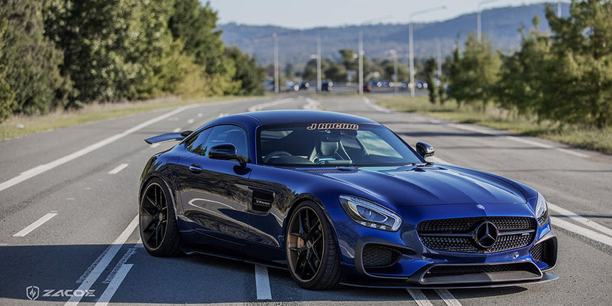 Mercedes-Benz AMG GT/GTS Dry Carbon Fiber Side Skirts - Zacoe