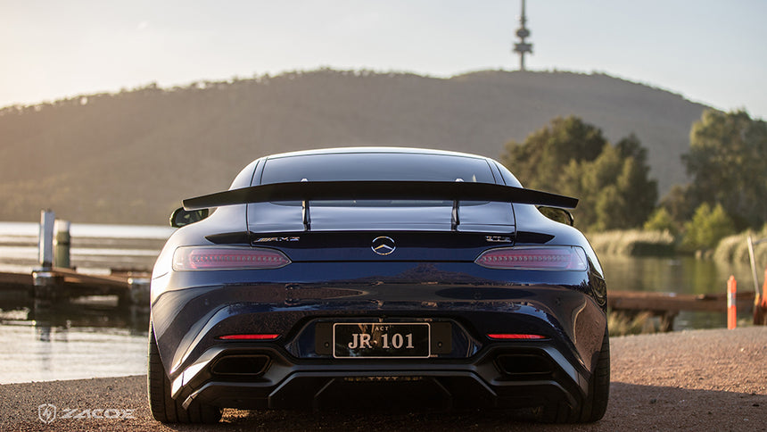Mercedes-Benz AMG GT/GTS Dry Carbon Fiber Bumper / Diffuser - Zacoe