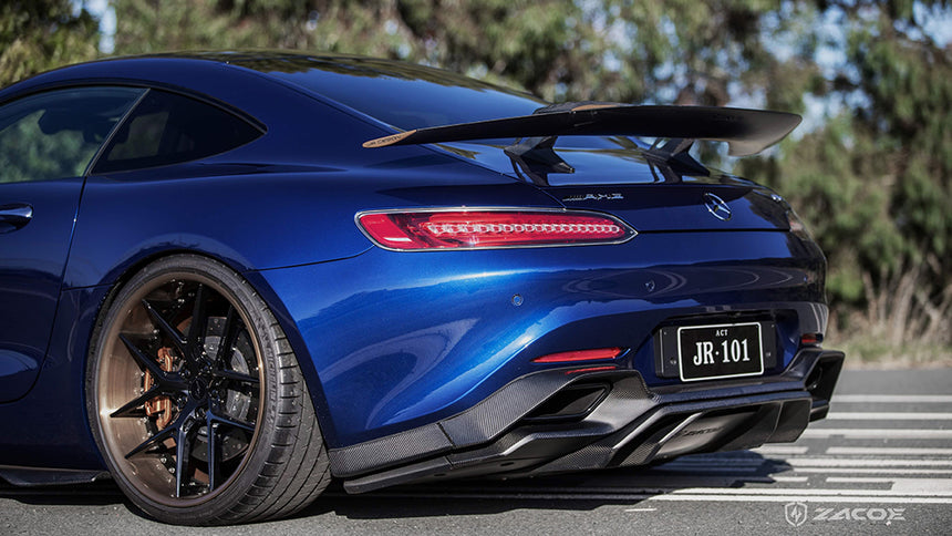 Mercedes-Benz AMG GT/GTS Dry Carbon Fiber Bumper / Diffuser - Zacoe