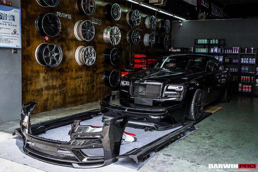 2016-2020 Rolls-Royce Wraith BKSS Style Partial Carbon Fiber Full Body Kit