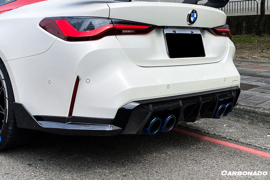 2021-UP BMW M4 G82/G83 MP Style Carbon Fiber Rear Caps