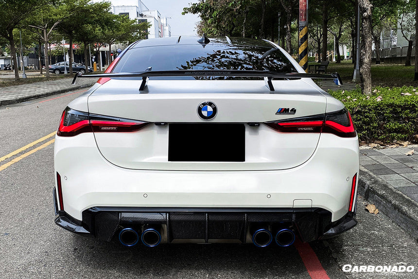 2021-UP BMW M4 G82/G83/G80 M3 MP Style Carbon Fiber Quad Rear Lip