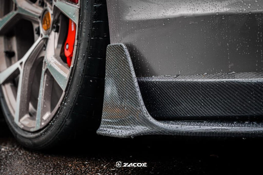 Porsche Taycan Dry Carbon Fiber Front Lip - Zacoe