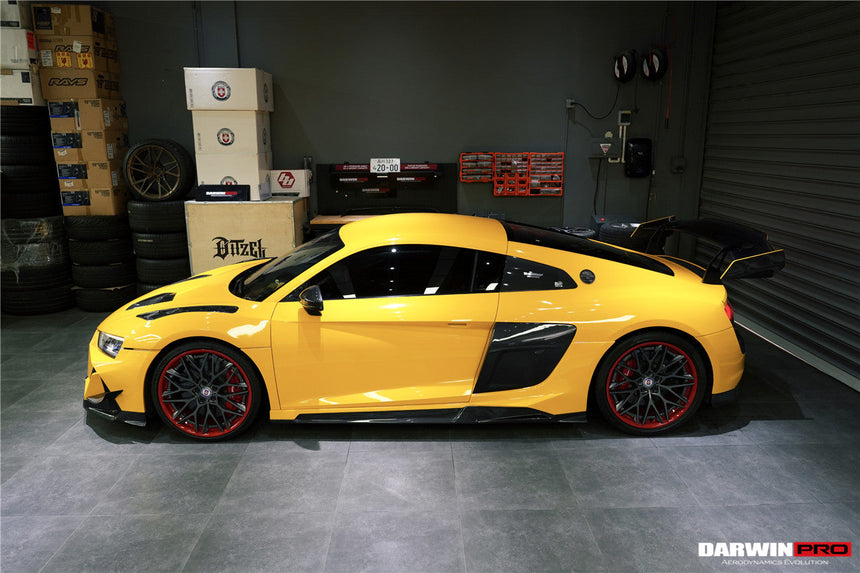 2016-2018 Audi R8 Coupe/Spyder iMPII Carbon Fiber Side Skirts Add on