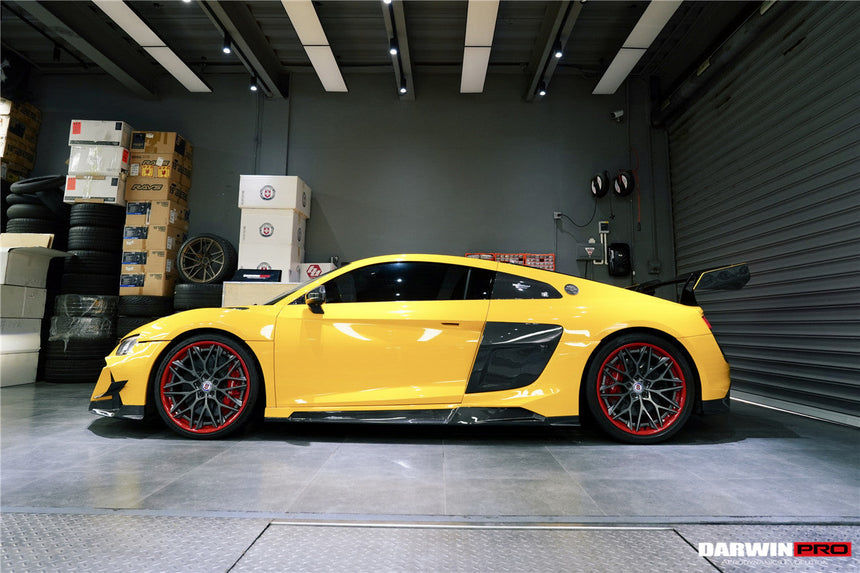2016-2018 Audi R8 Coupe/Spyder iMPII Carbon Fiber Side Skirts Add on