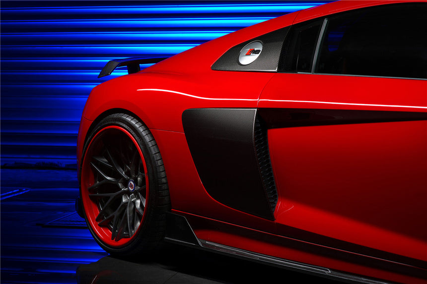 2016-2023 Audi R8 Coupe/Spyder iMPII Carbon Fiber Side Door Panel Blades