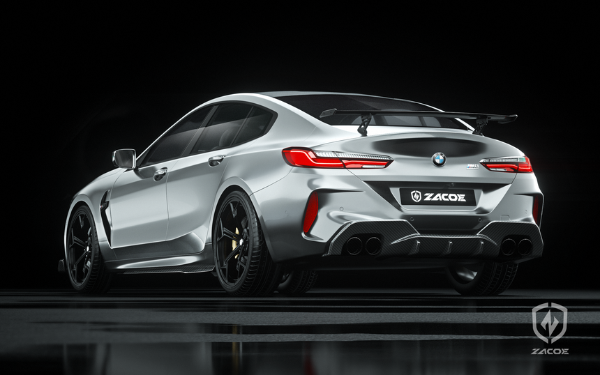 BMW M8 - F93 Dry Carbon Fiber Spoiler / Wing - Zacoe