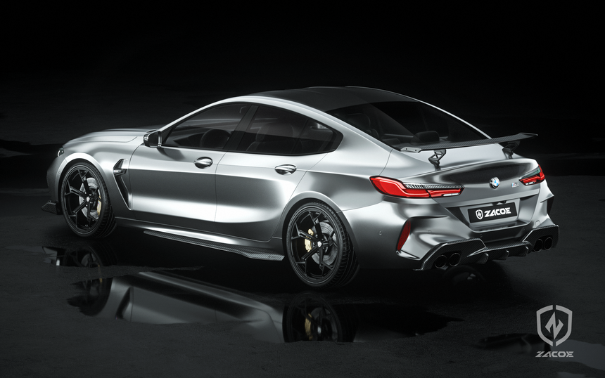 BMW M8 - F93 Dry Carbon Fiber Diffuser - Zacoe