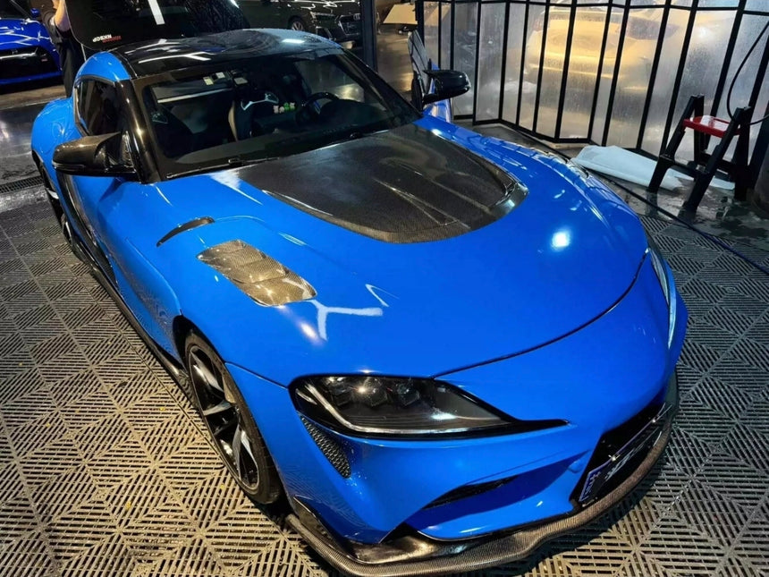 Toyota Supra Dry Carbon Fiber Hood (LB Style)