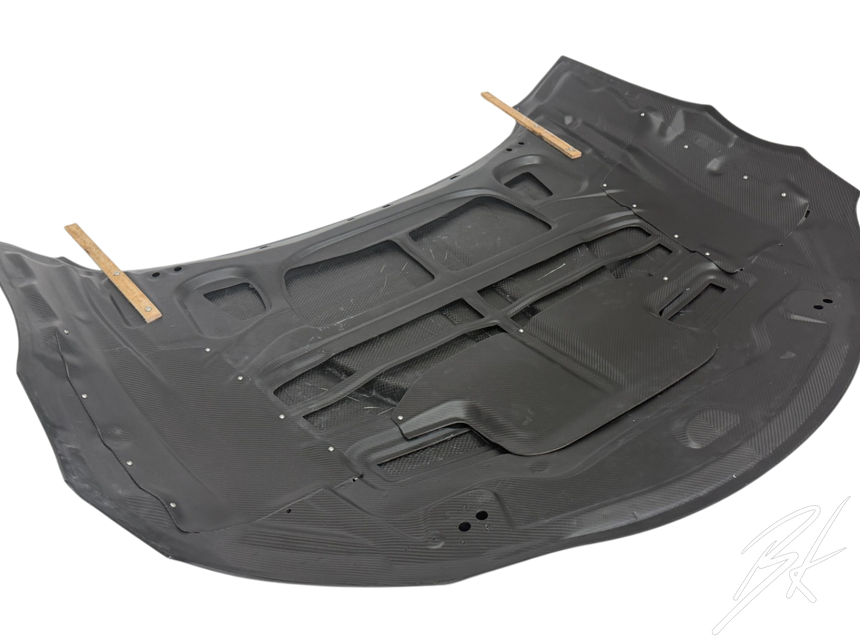 Toyota Supra Dry Carbon Fiber Hood (LB Style)