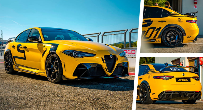 Alfa Romeo guilia GTA Full Bodykit with Bonnet