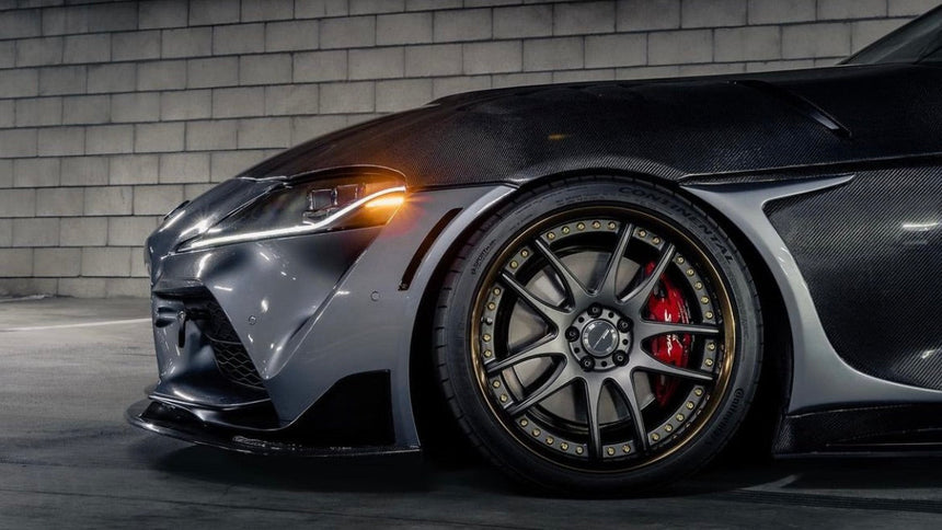 Toyota Supra Dry Carbon Fiber Hood (LB Style)