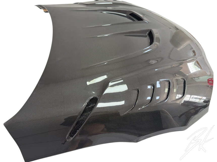 Toyota Supra Dry Carbon Fiber Hood (LB Style)