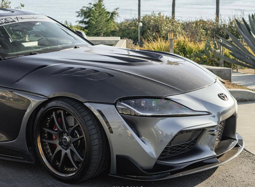 Toyota Supra Dry Carbon Fiber Hood (LB Style)