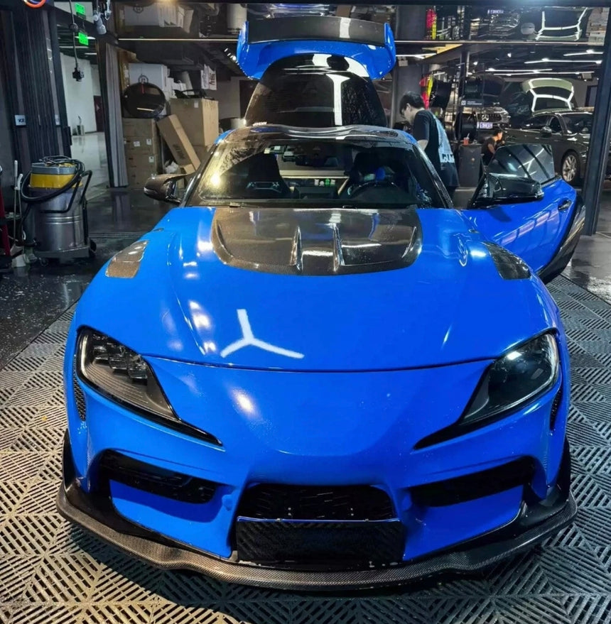 Toyota Supra Dry Carbon Fiber Hood (LB Style)