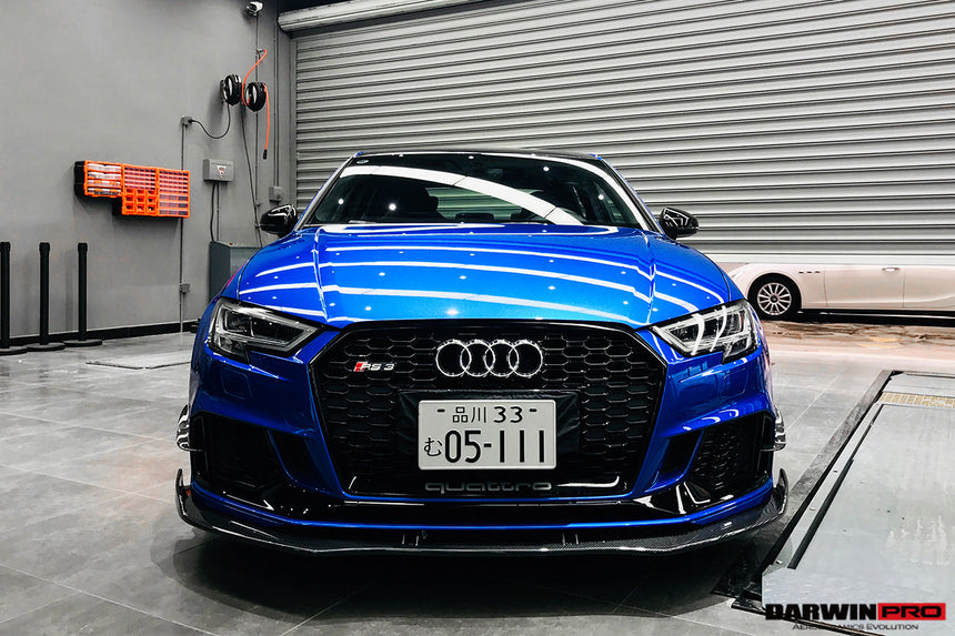 2019-2020 Audi RS3 BKSS Style Carbon Fiber Front Lip