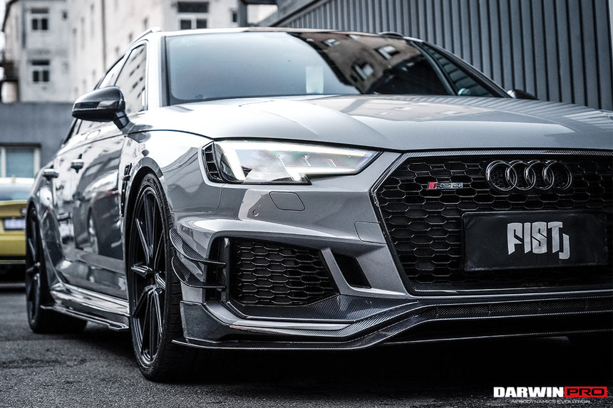 2017-2019 Audi RS4 B9 BKSS Style Front Canards