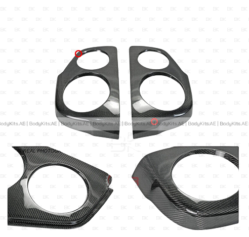 Nissan Skyline R34 GTR 1998-2005 Carbon Fiber OE Rear Tail Light Trim Cover 2Pcs